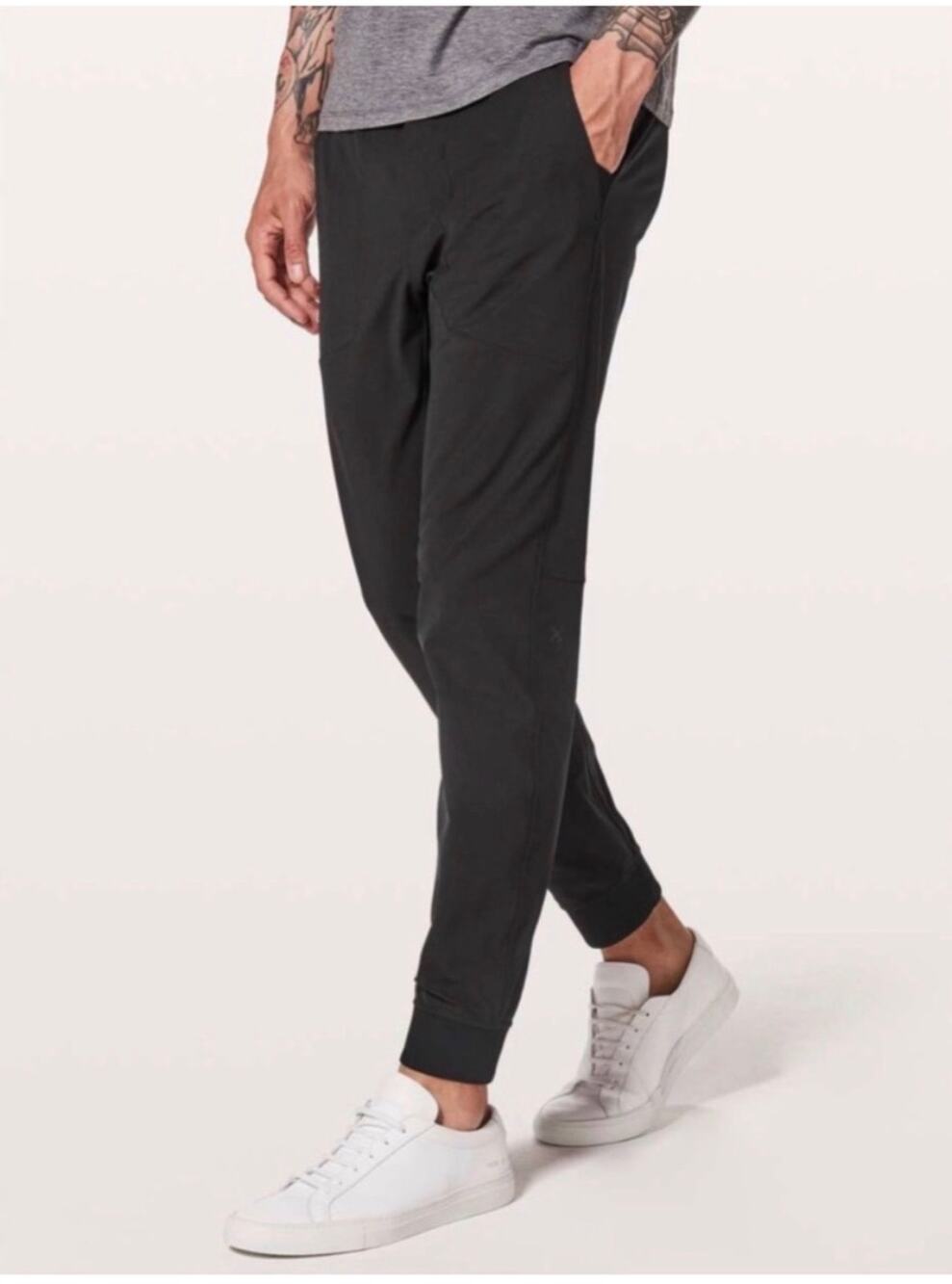 Lululemon Pants Mens Large Black ABC Jogger Athletic Travel Stretch Comfort Gym